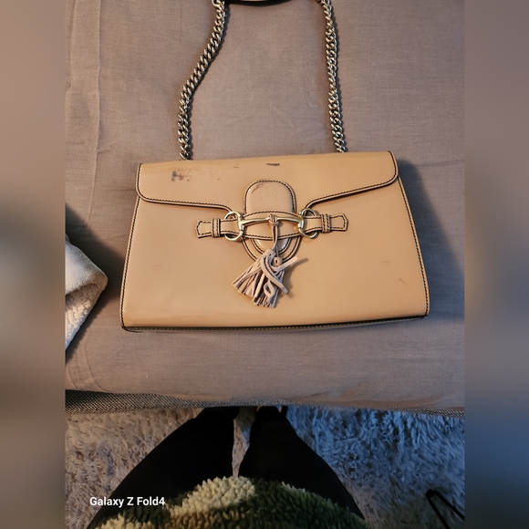 Gucci Patent Leather Emily Shoulder Bag - Picture 1 of 6